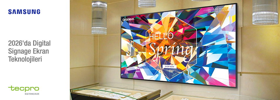2026'da Digital Signage Ekran Teknolojileri
