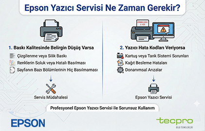 Epson Yazıcı Servisi Ne Zaman Gerekir?