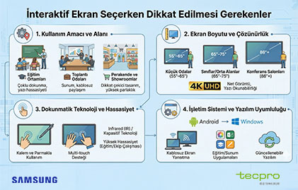 İnteraktif Ekran Seçerken Dikkat Edilmesi Gerekenler